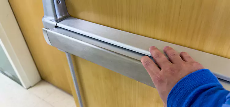 Installing a Push Bar on a Door Oakland