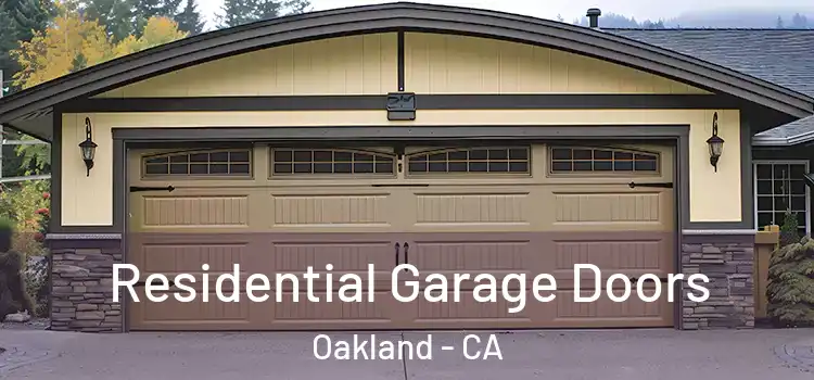  Residential Garage Doors Oakland - CA